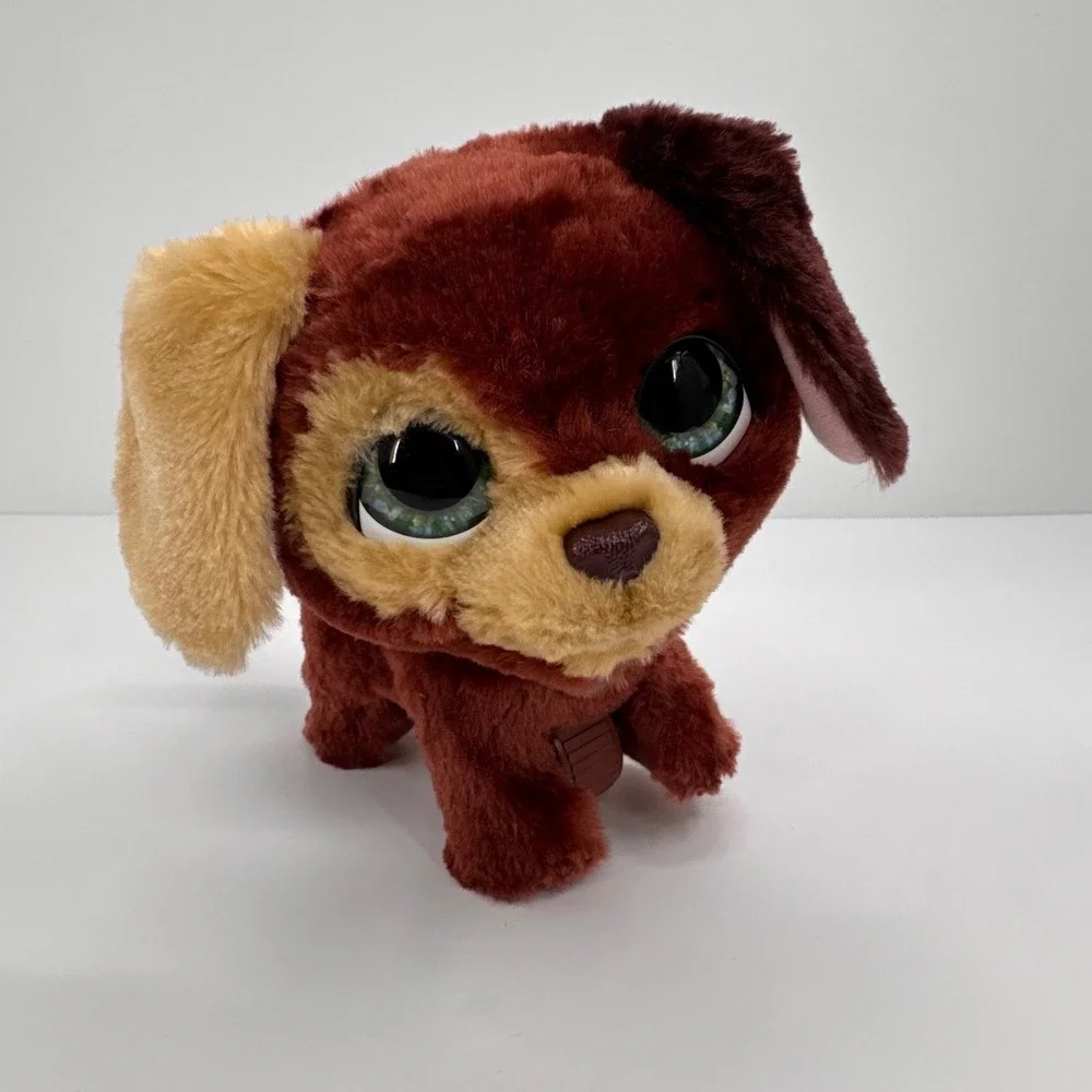 FurReal Puppy‎ Dog Walkalots Leash Big Wags Brown Plush Interactive Toy Hasbro